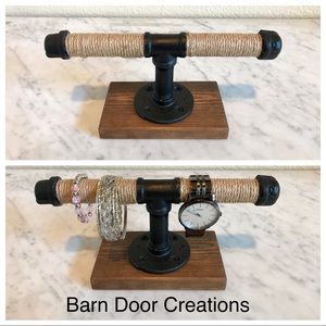 Rustic Industrial Jewelry / Watch Holder
